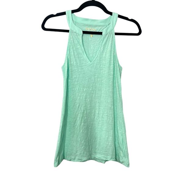Lilly Pulitzer Arya Split Neck Tank Top & Shay Ruffle Tank Top 2pc Set Womens XS - Picture 9 of 16